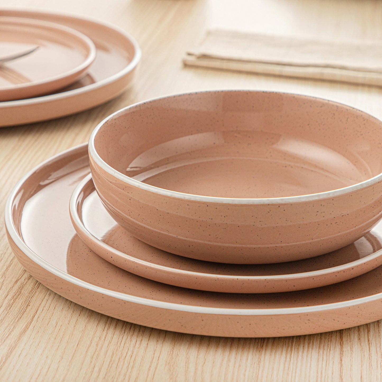 Sesam Geschirrset, apricot