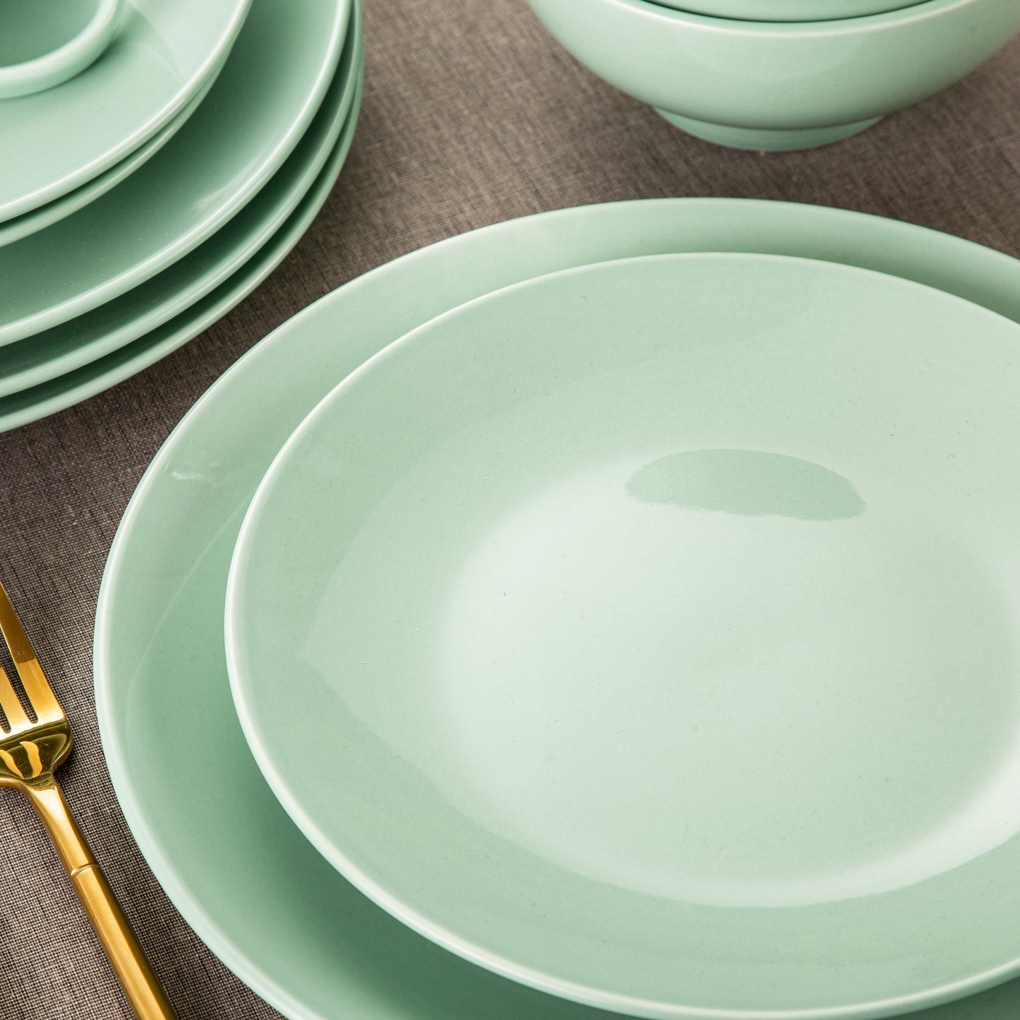 Sweet Geschirrset, mintgrün, Porzellan | SPACY HOME