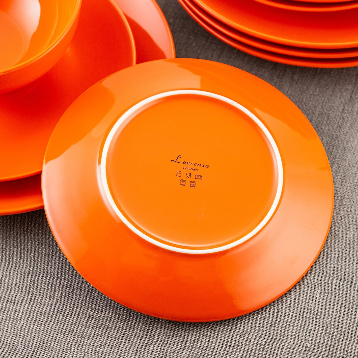Sweet Geschirrset, orange, Porzellan | SPACY HOME