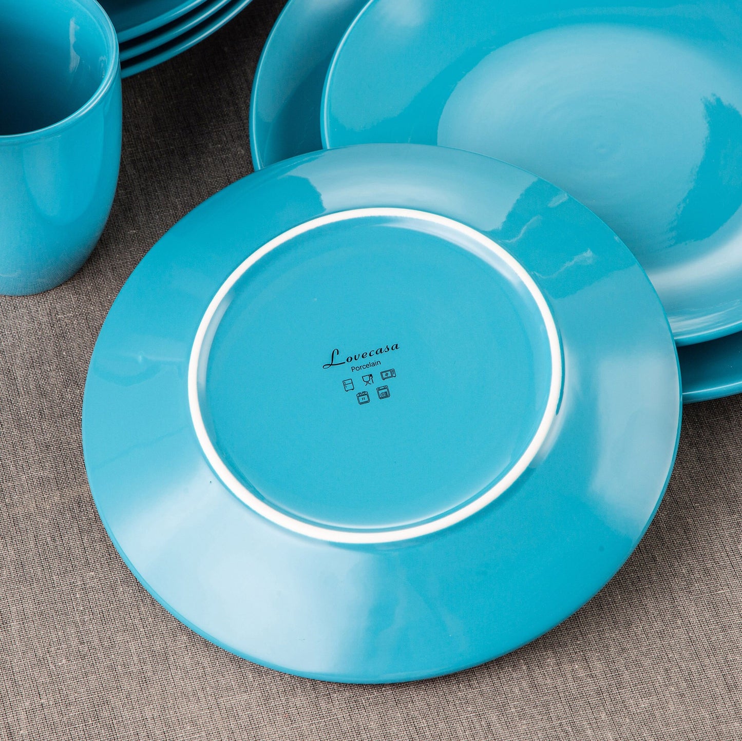 Sweet Geschirrset, blau, Porzellan | SPACY HOME