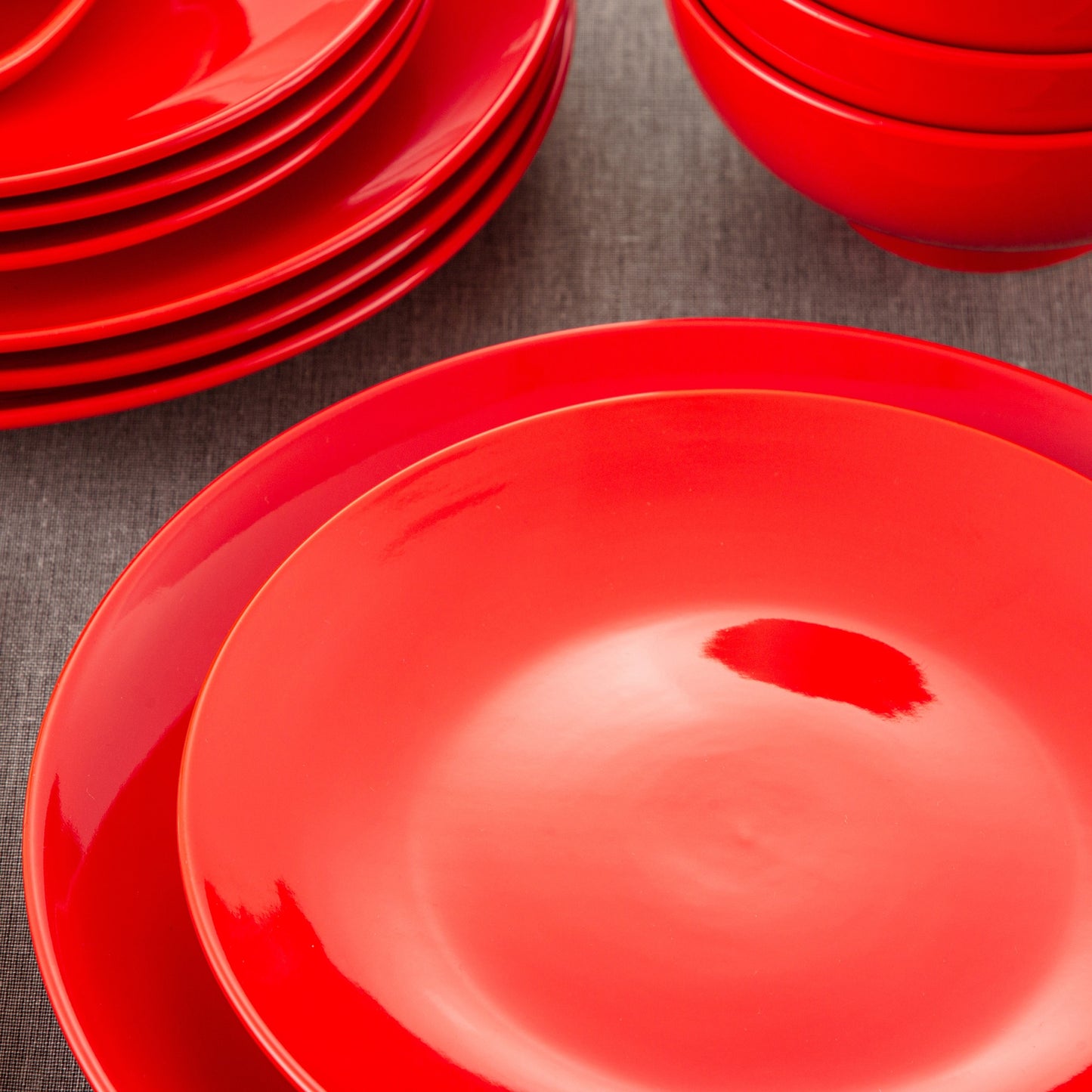 Sweet Geschirrset, rot, Porzellan | SPACY HOME