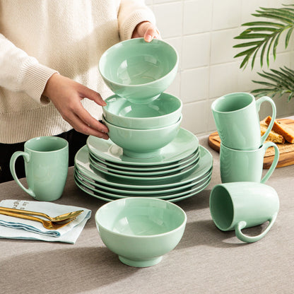 Sweet Geschirrset, mintgrün, Porzellan | SPACY HOME