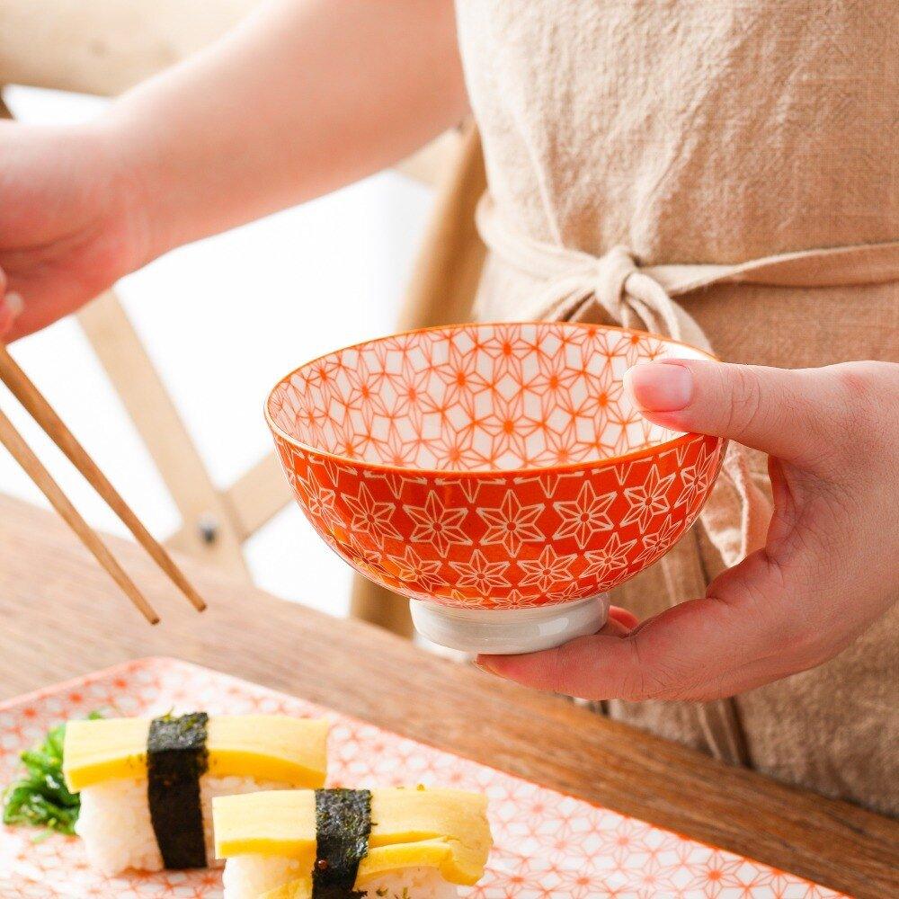 Natsuki Sushi, rot & gelb, Porzellan | SPACY HOME